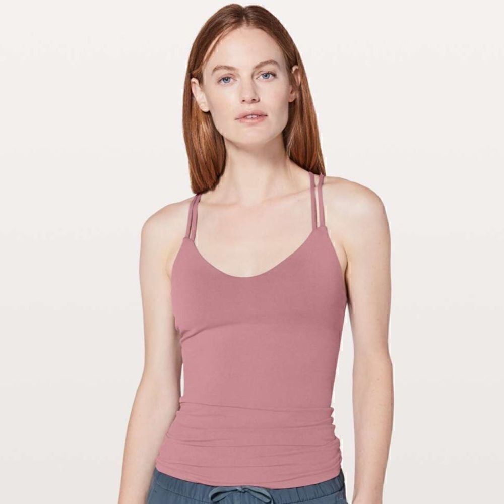 LULULEMON Create Your Calm Tank Figue Pink Women’s Size 6 Style W1AU2S